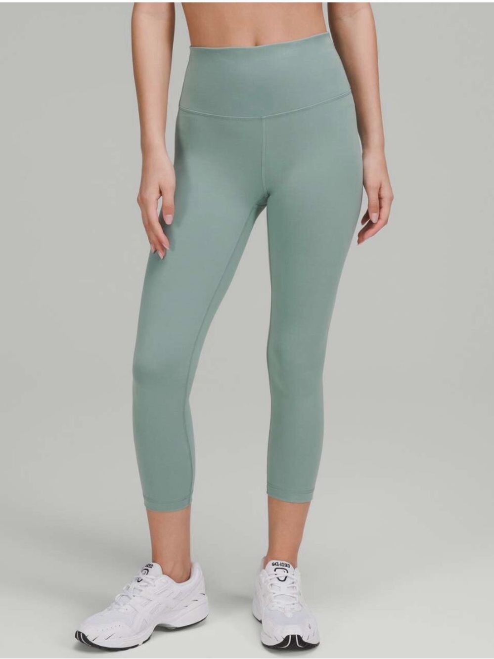 Lululemon Wunder Train High-Rise Crop 23” Leggings in Misty Glade